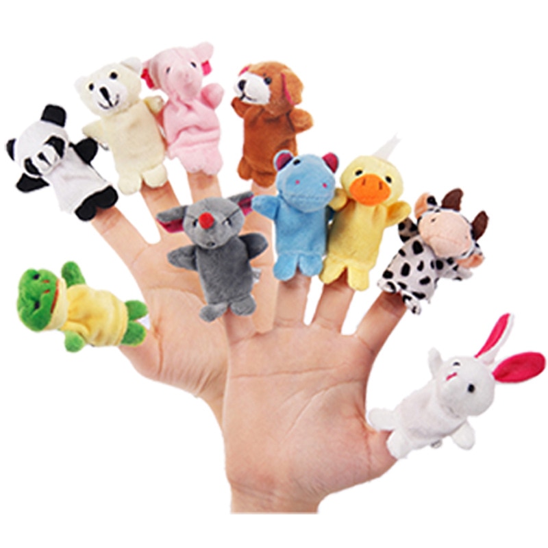 Animal Finger Puppets Educational Toys (10pcs)