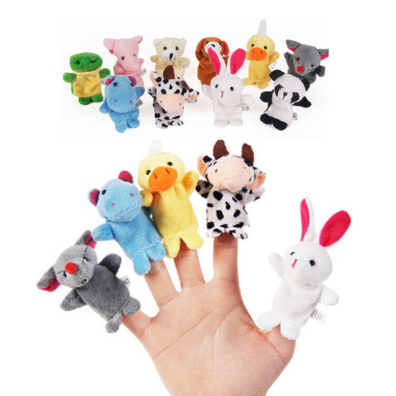 Animal Finger Puppets Educational Toys (10pcs)