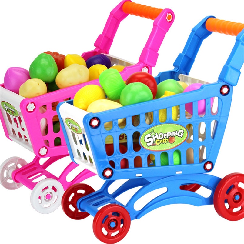 Toy Shopping Trolley 16PCS Toy Set