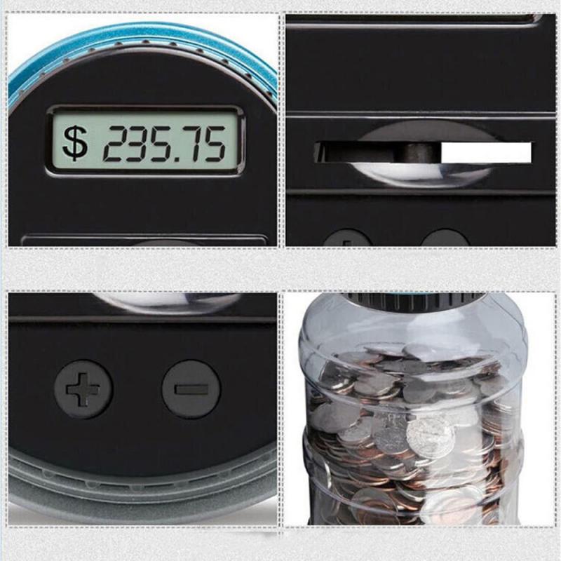 Money Saving Jar LCD Counting Lid