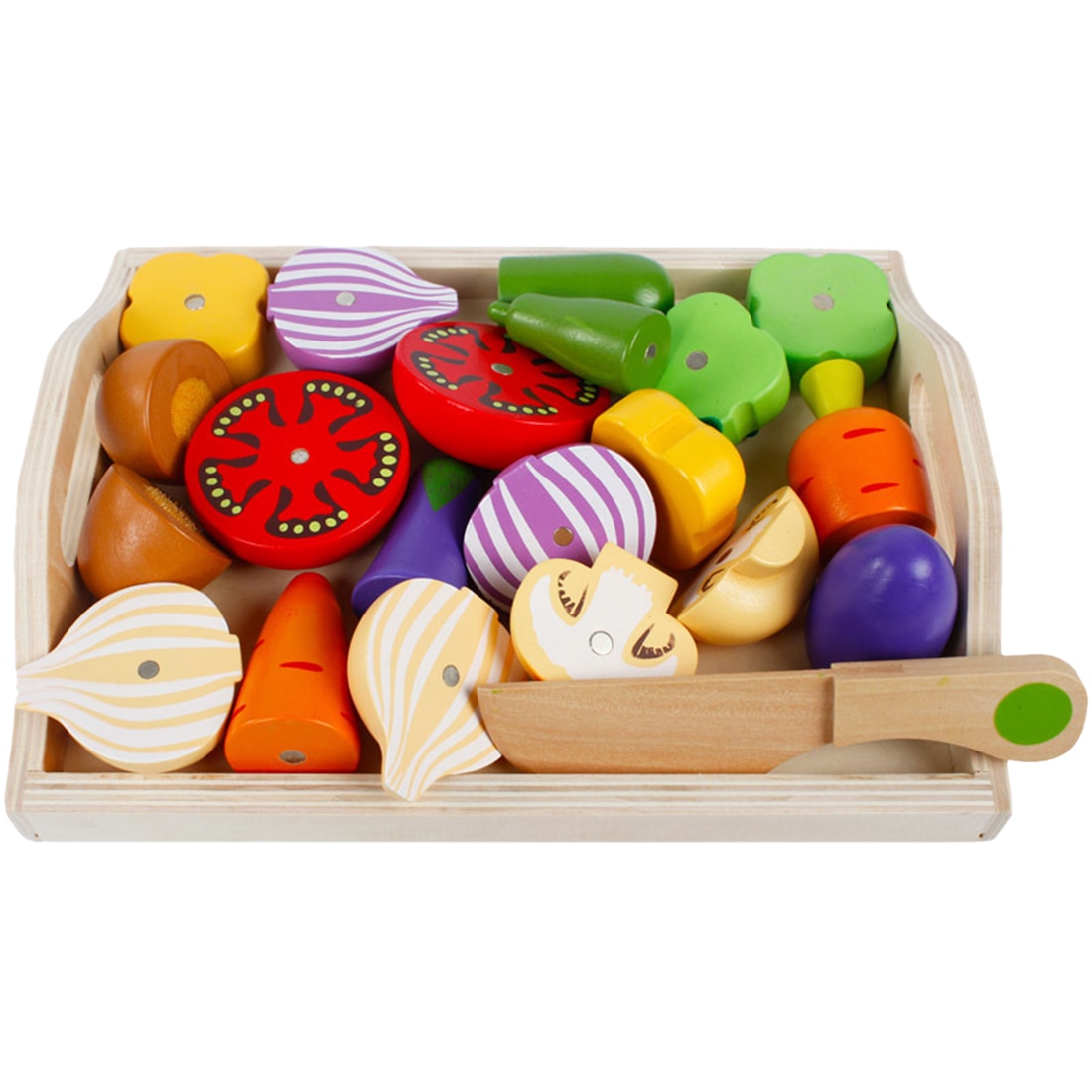 Wooden Food Toys Cutting Set