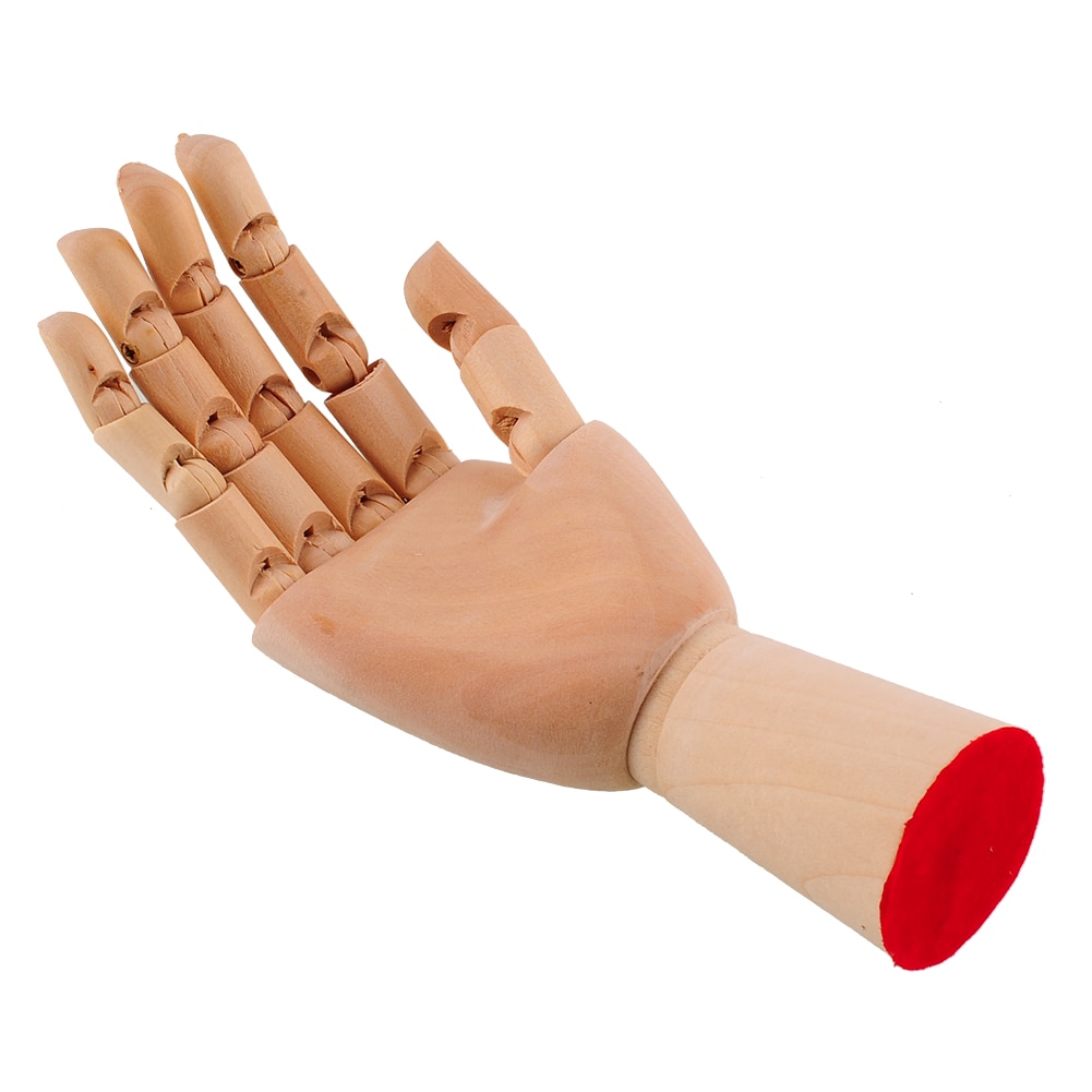 Wooden Hand Right Drawing Model