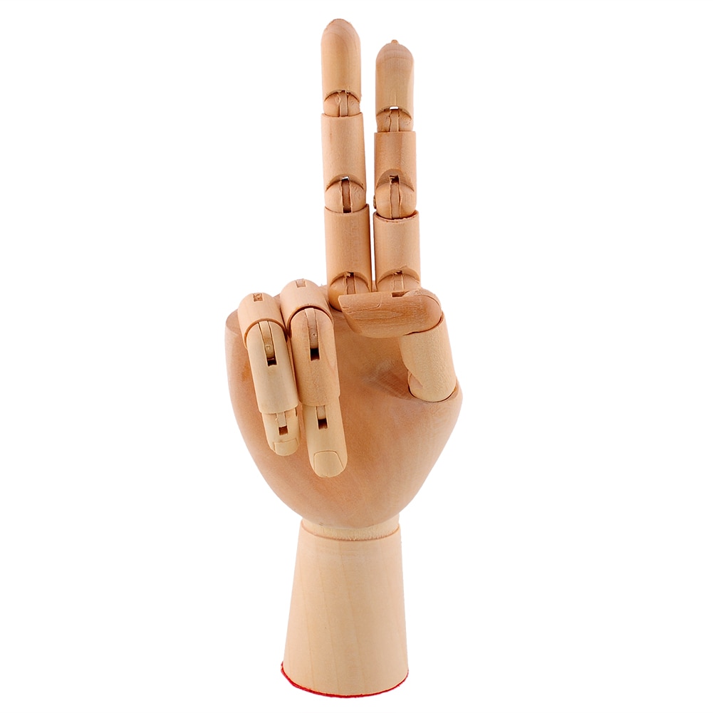 Wooden Hand Right Drawing Model