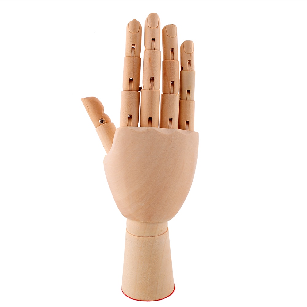 Wooden Hand Right Drawing Model