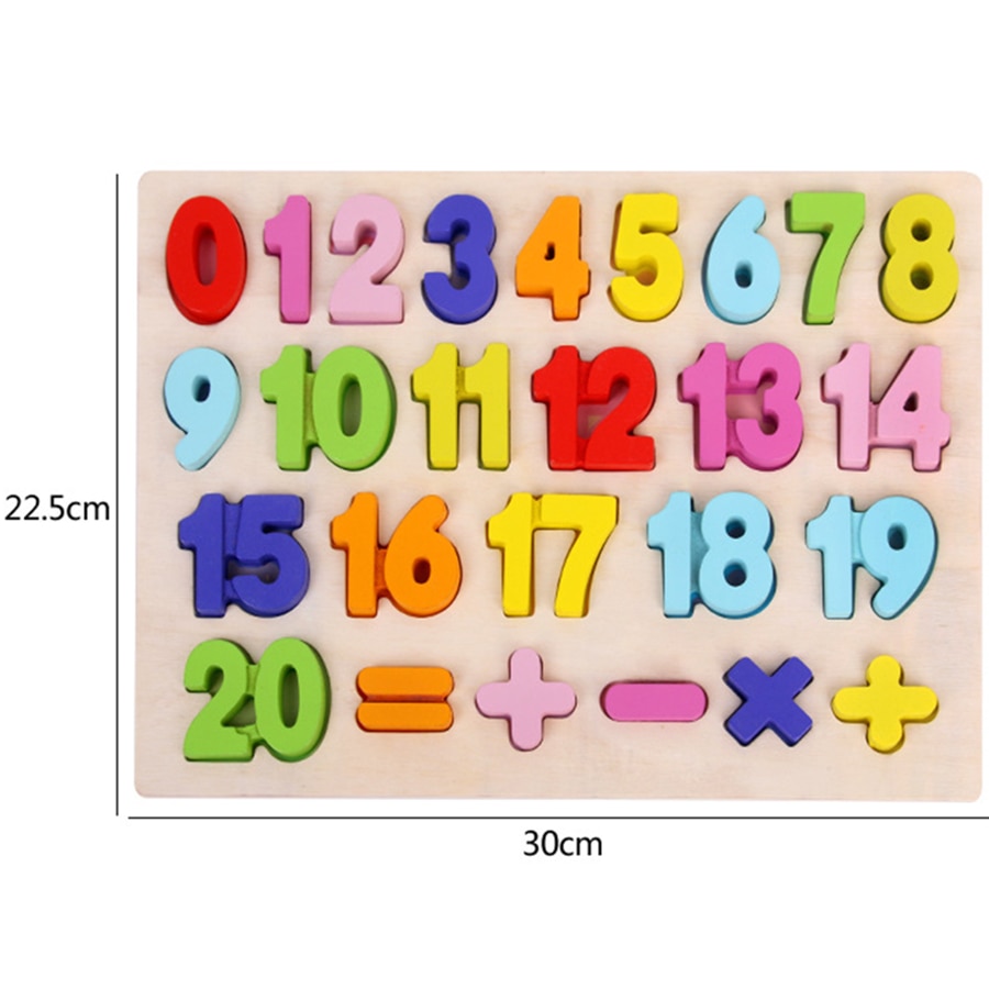 Alphabet Puzzle Kids Wooden Toys