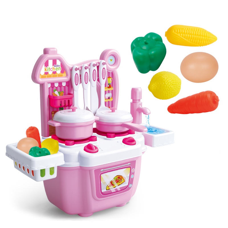 Mini Kitchen Set Kids Cooking Toys