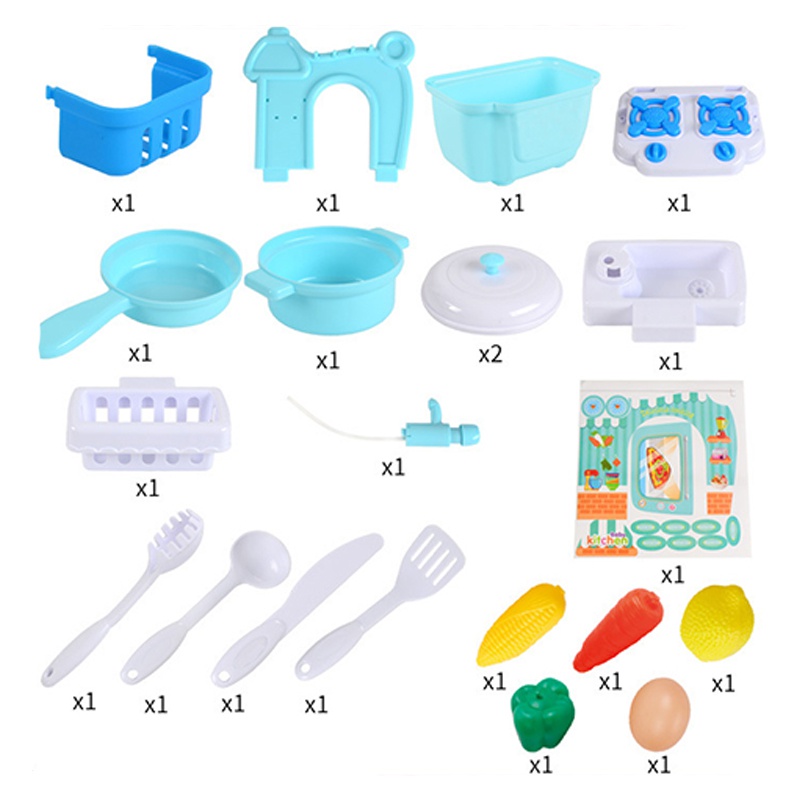 Mini Kitchen Set Kids Cooking Toys