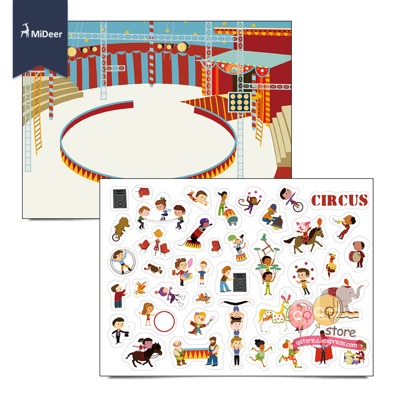 Reusable Sticker Book Kids Toys