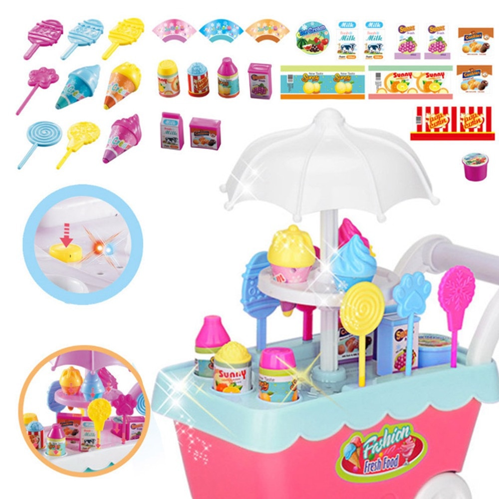 Ice Cream Cart Toy Pretend Play