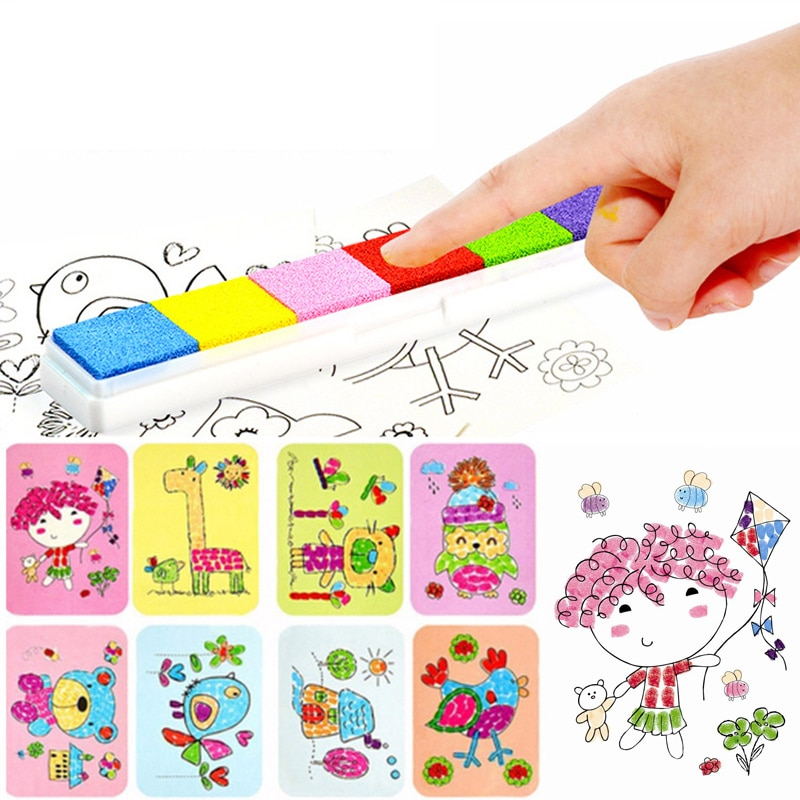 Finger Paint DIY Draw Set 8pcs