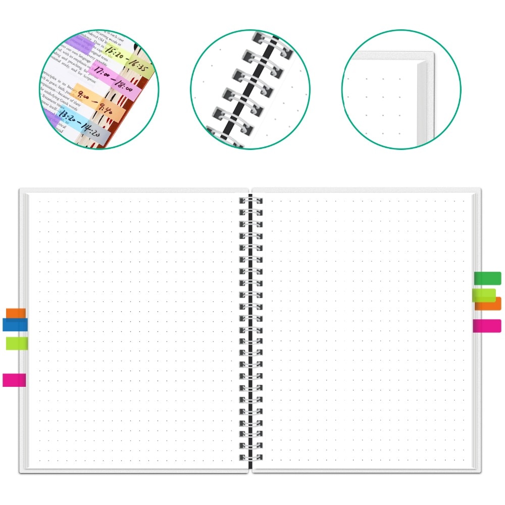 Erasable Notebook Pen Sticker Tab Set