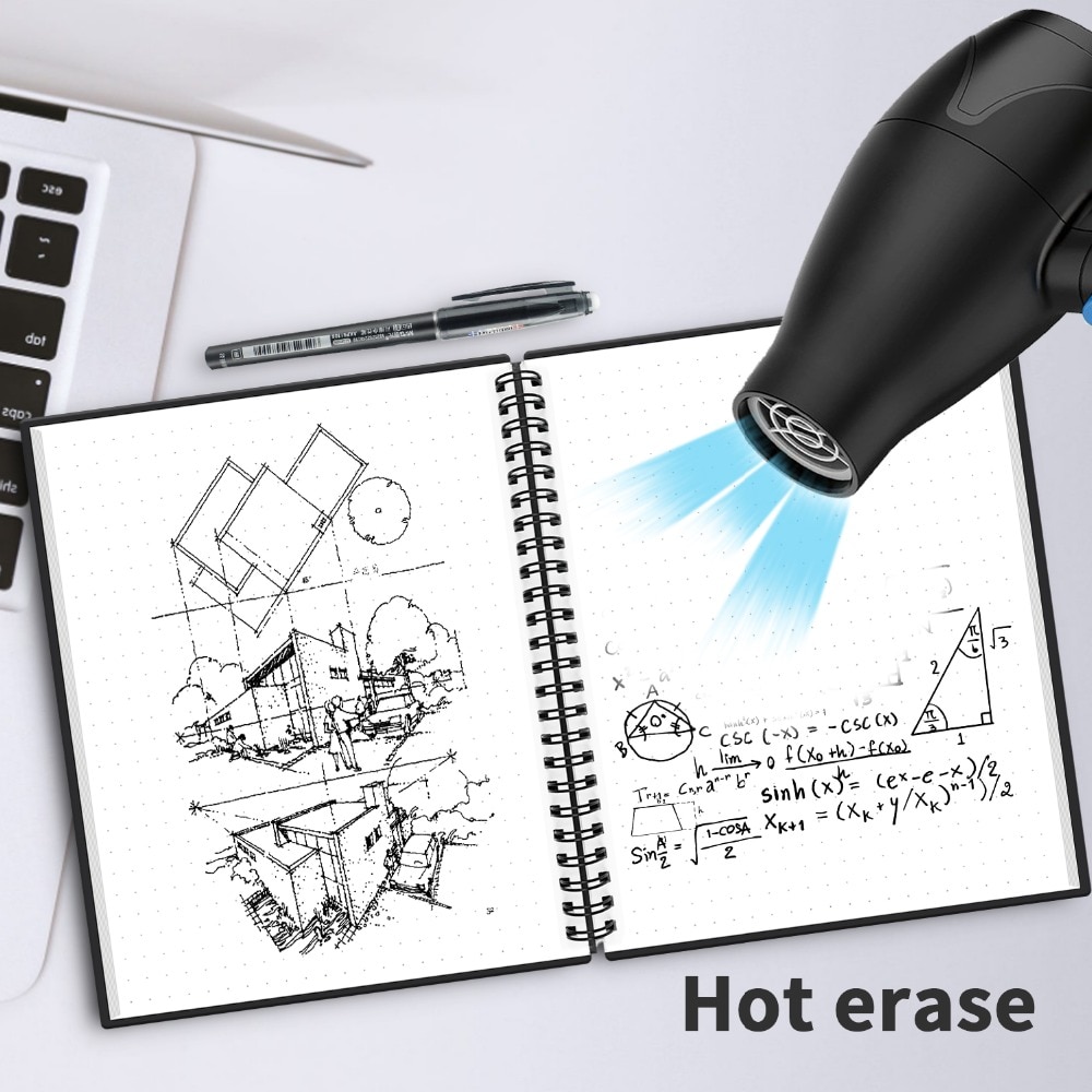 Erasable Notebook Pen Sticker Tab Set