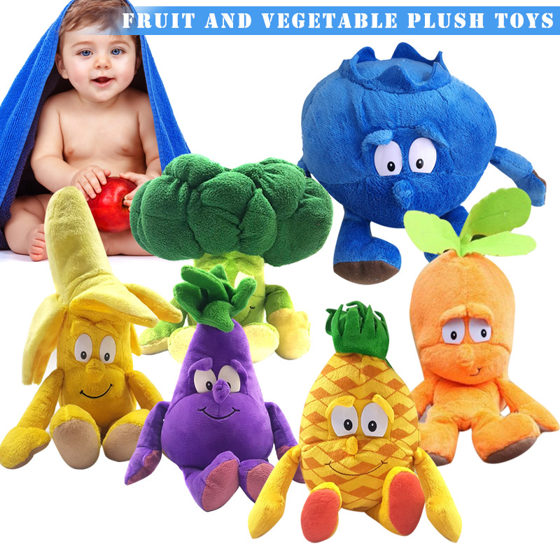 Fruits And Vegetables Toys Soft Plush