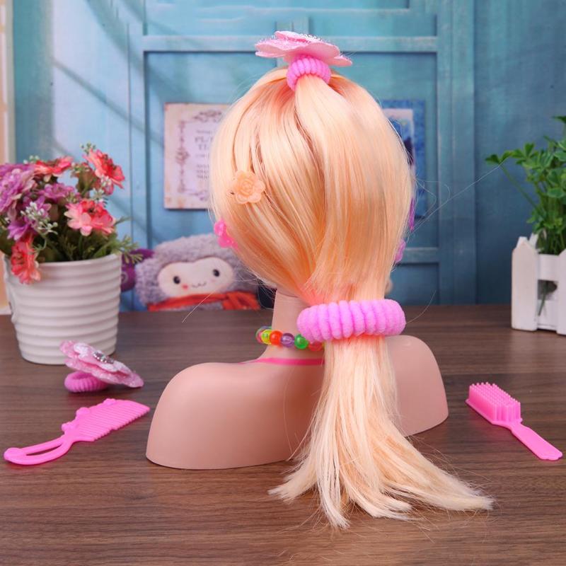 Hair Styling Doll Head Kids Toys