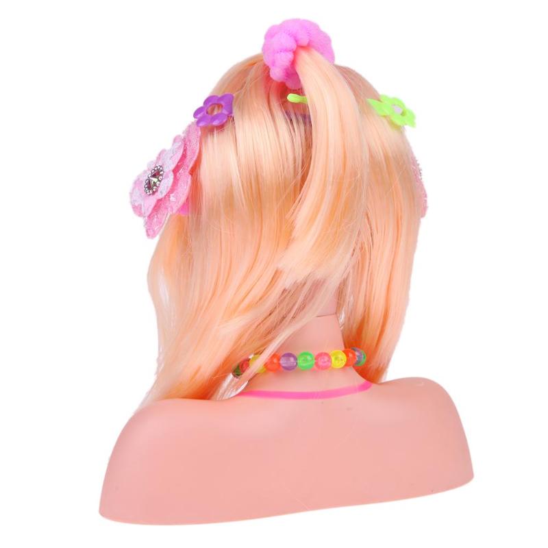 Hair Styling Doll Head Kids Toys