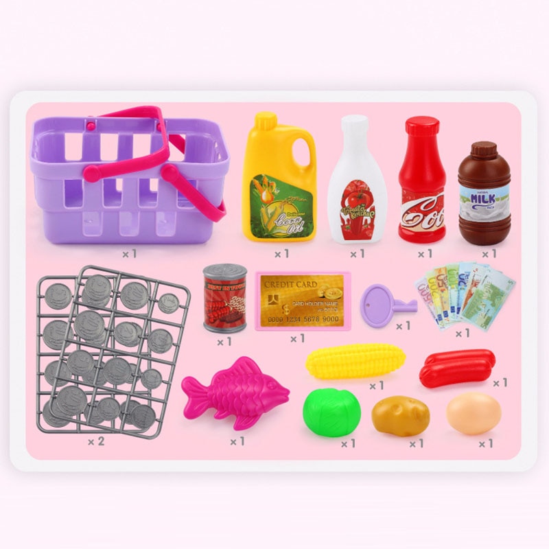 Toy Supermarket Pretend Play Set