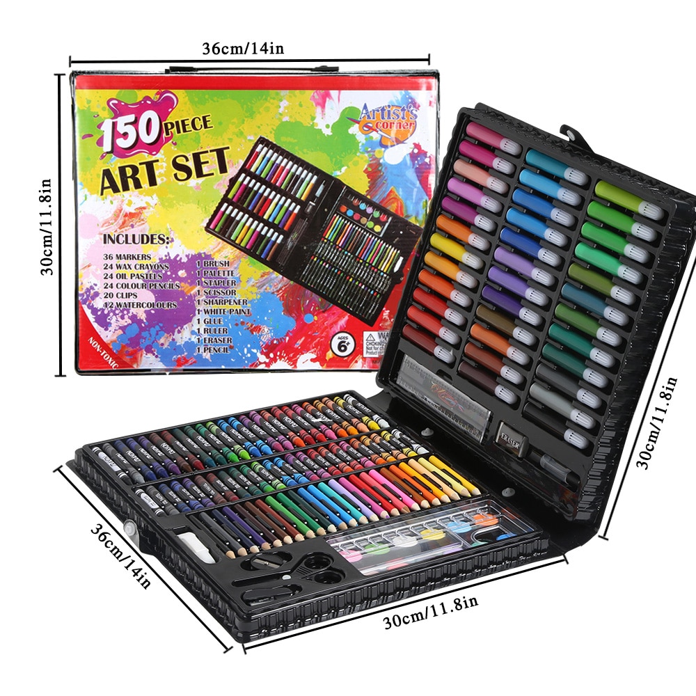 Art Set For Kids Coloring Materials 150/176pcs