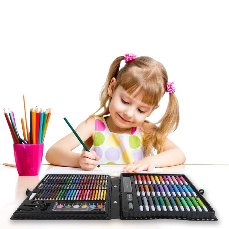 Art Set For Kids Coloring Materials 150/176pcs