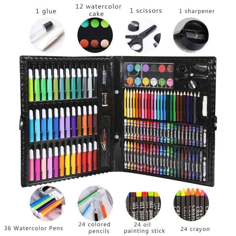 Art Set For Kids Coloring Materials 150/176pcs