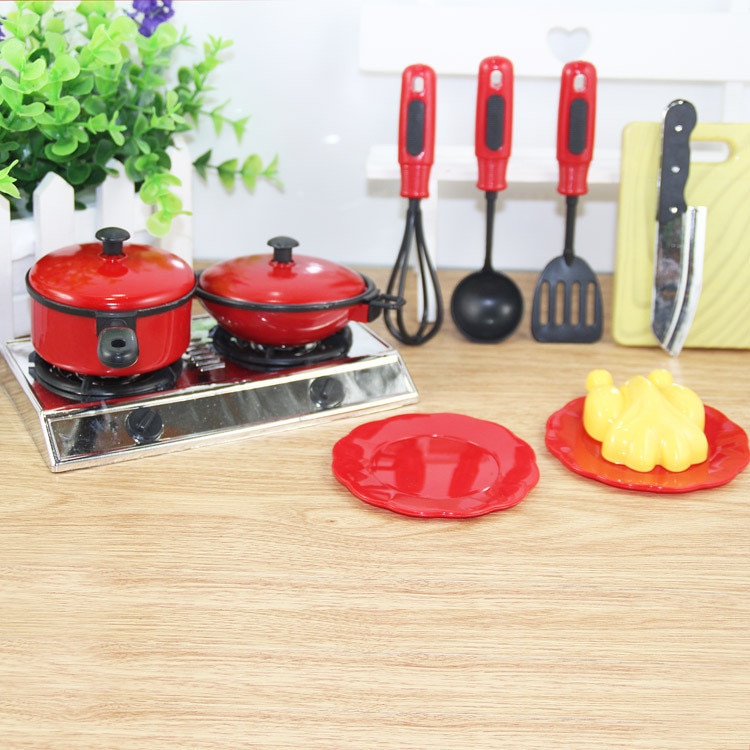 Kids Kitchen Set 13PC Toy Cooking Kit