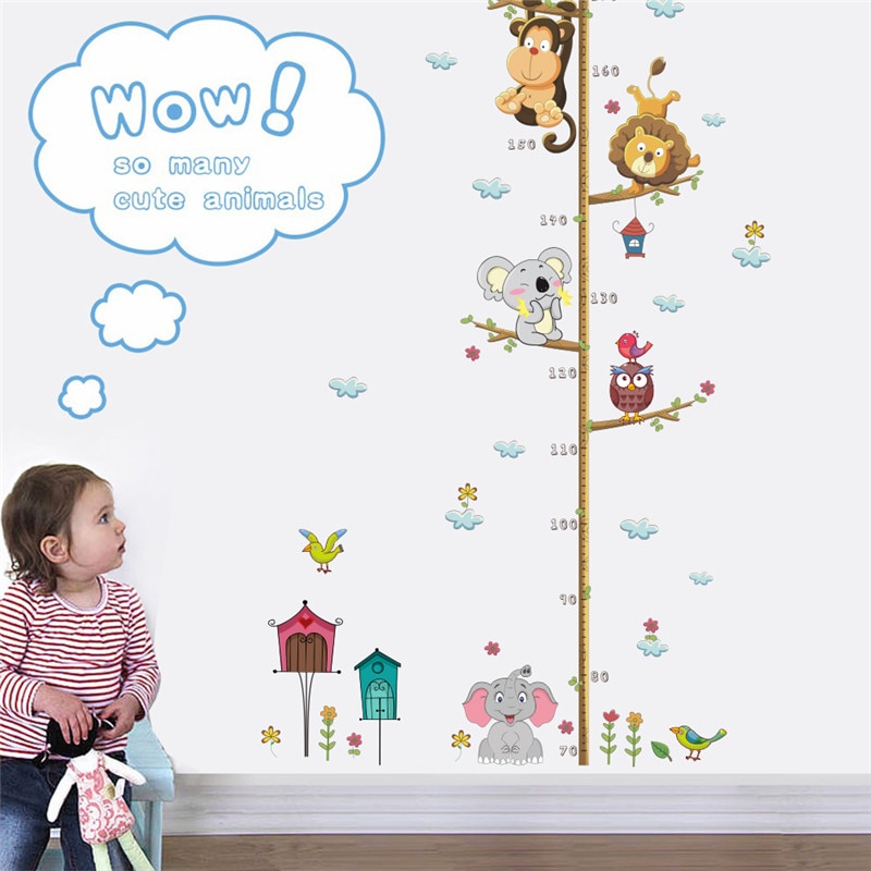 Kids Height Chart Wall Sticker