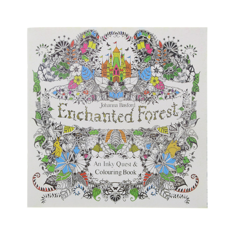 Adult Coloring Book Enchanted Forest