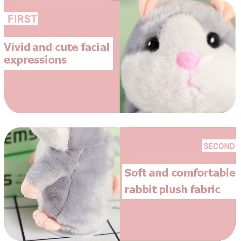 Hamster Stuffed Toy Talking Animal