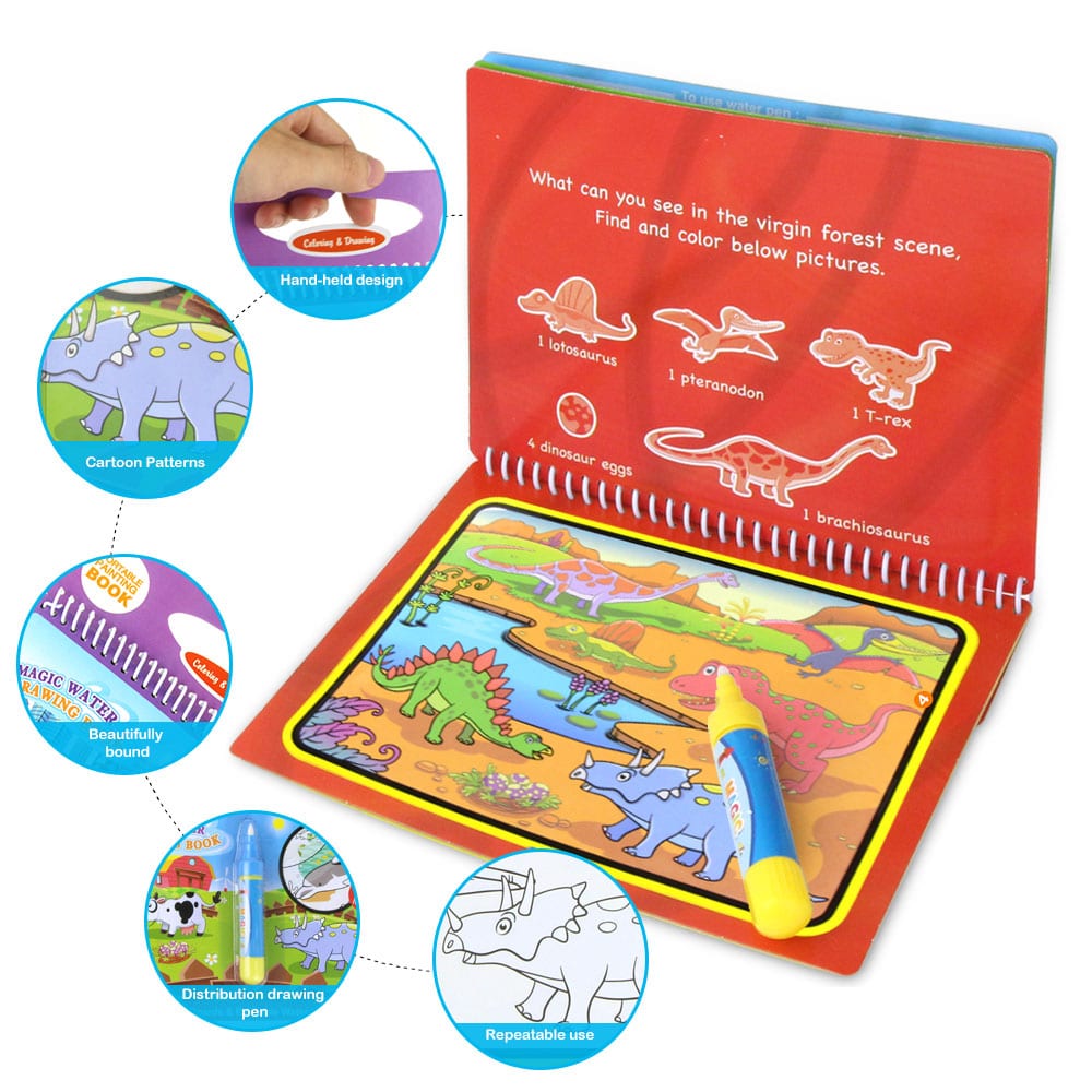 Portable Painting Colouring Book