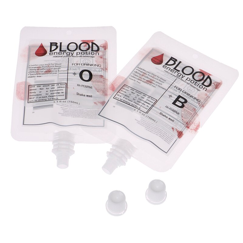 150ml Blood Bag Drink Pouches (10pcs)