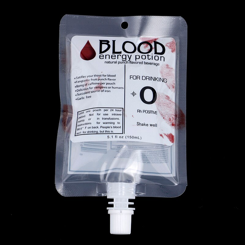 150ml Blood Bag Drink Pouches (10pcs)