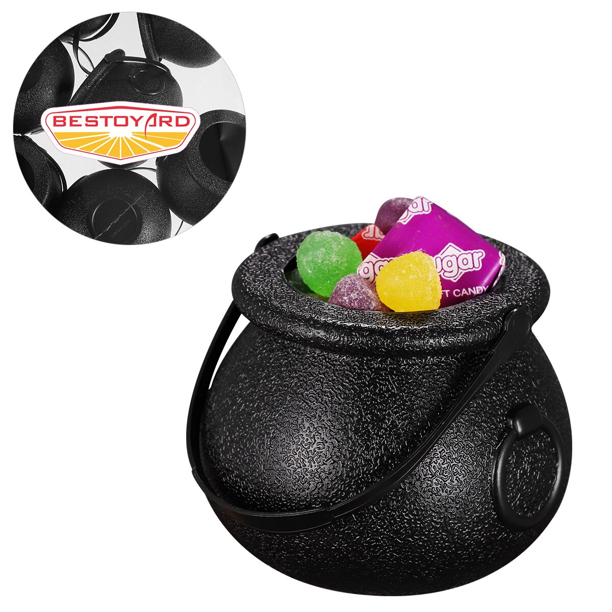 Mini Cauldrons Halloween Basket (10 Pcs)