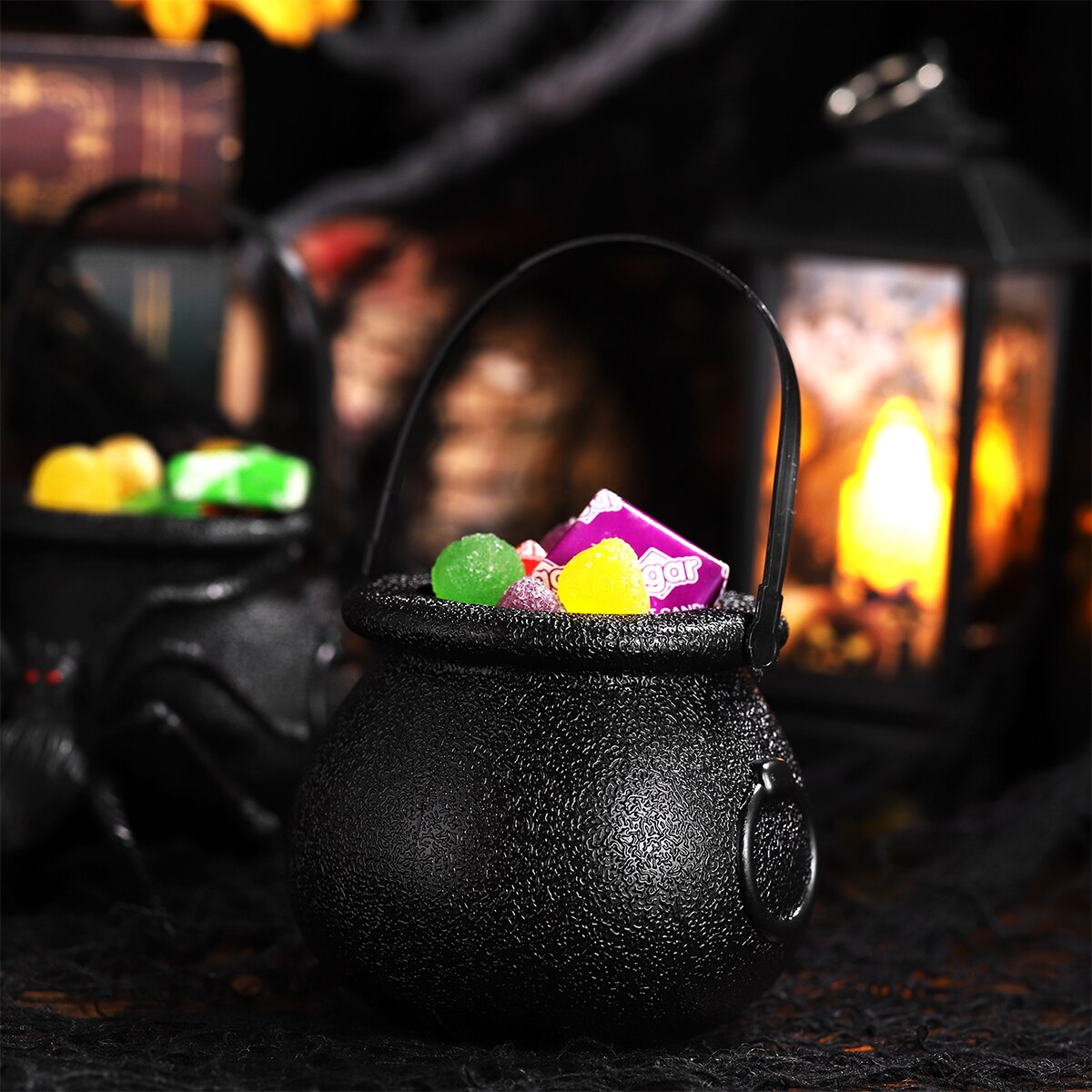 Mini Cauldrons Halloween Basket (10 Pcs)