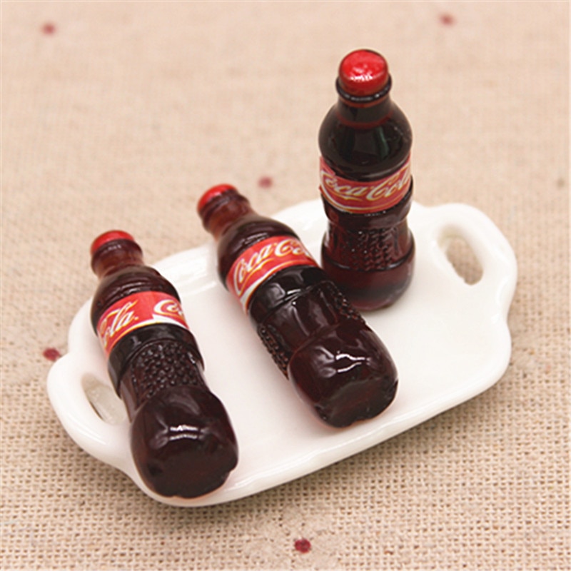 Mini Soda Bottles Miniature Decor (10pcs)