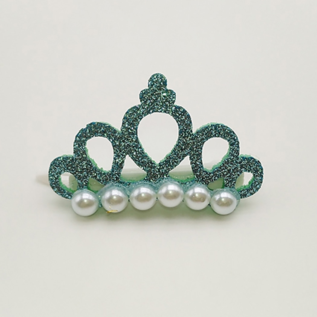 Clip-On Faux Pearl Dog Tiaras (5pcs)