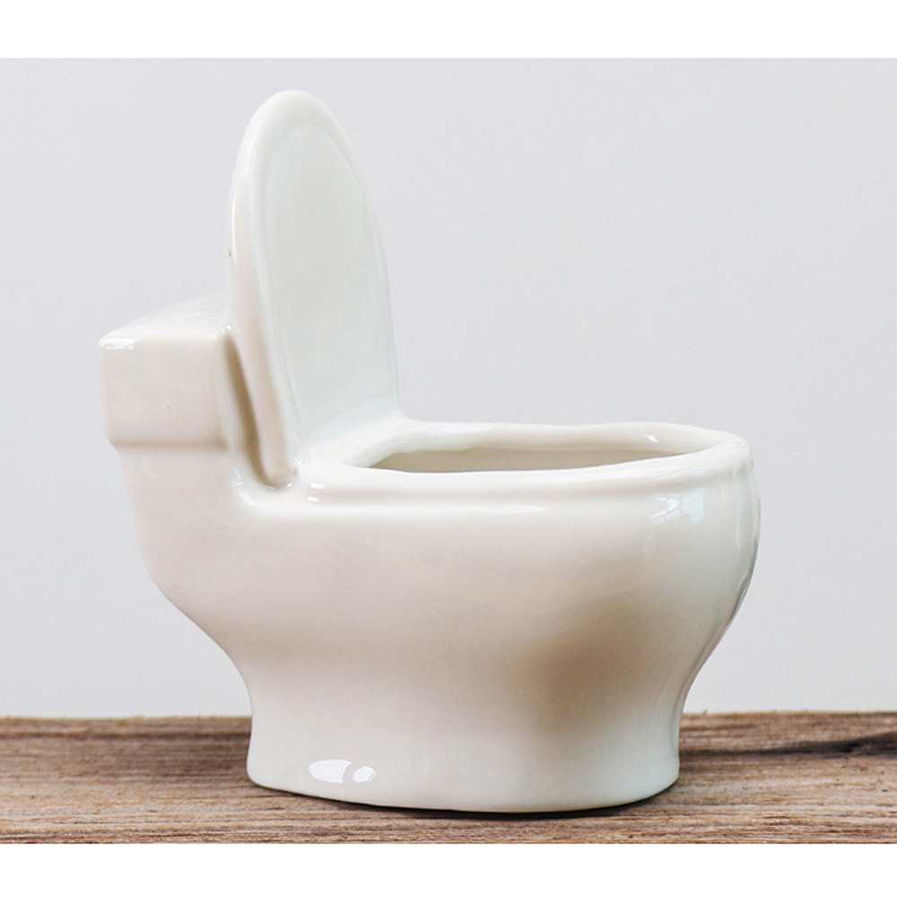 Ceramic Toilet Flower Pot