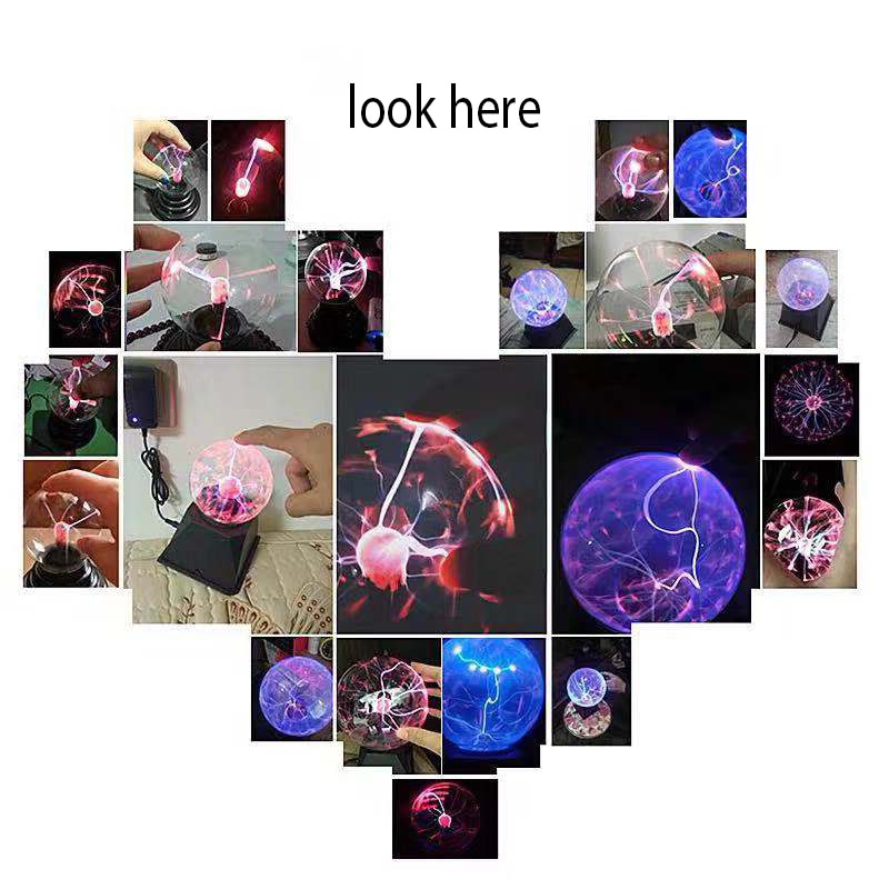 Plasma Ball Light Night Lamp Decor