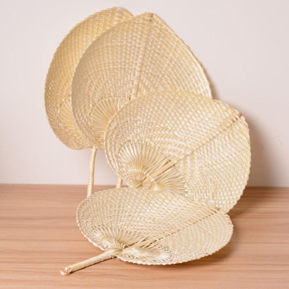 Natural Bamboo Woven Straw Fan