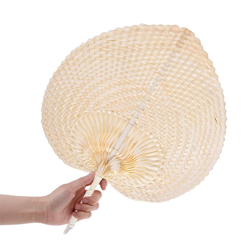 Natural Bamboo Woven Straw Fan