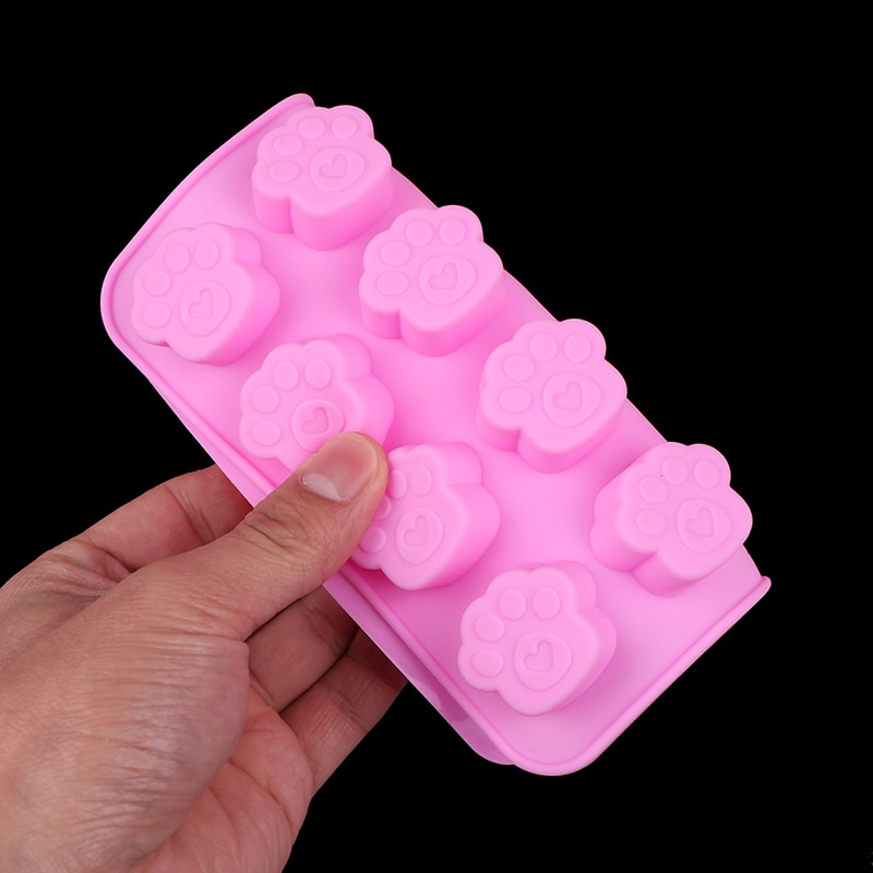 16-Holes Paw Print Silicone Mold