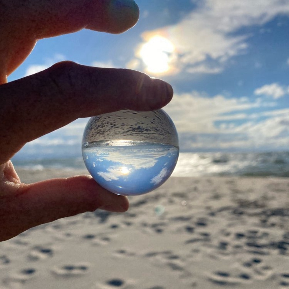 Transparent Crystal Ball For Photography