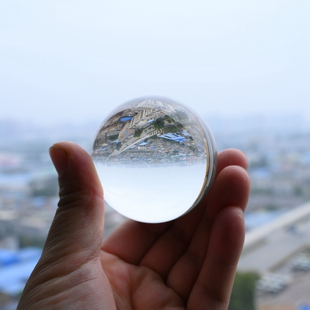 Transparent Crystal Ball For Photography