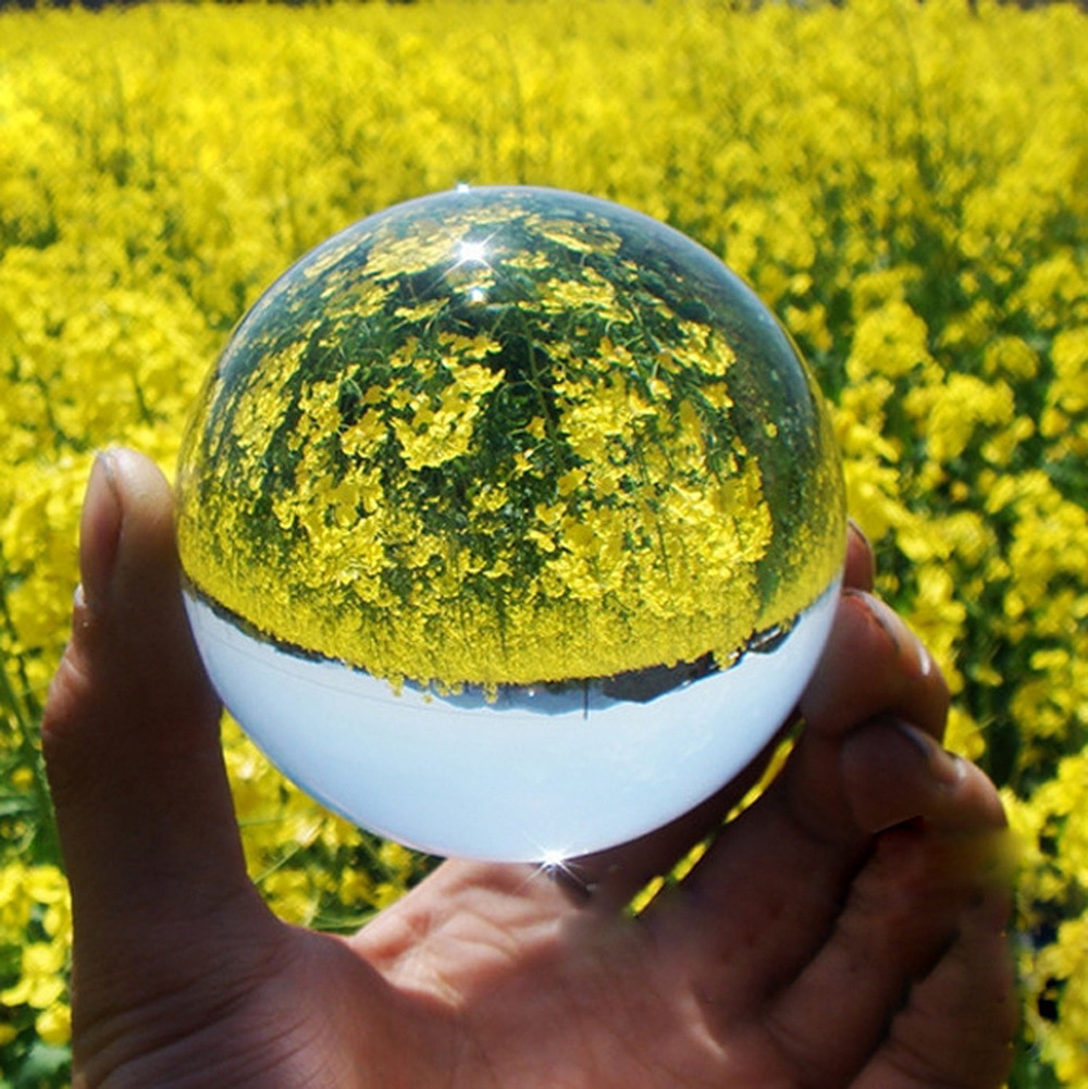 Transparent Crystal Ball For Photography