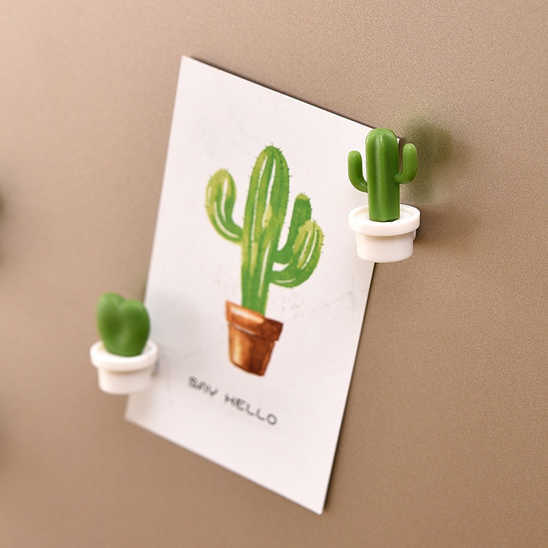 Succulent Magnets Fridge Decors (6 Pcs)