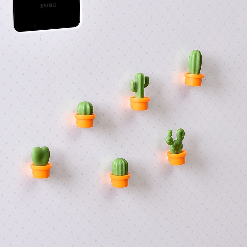 Succulent Magnets Fridge Decors (6 Pcs)