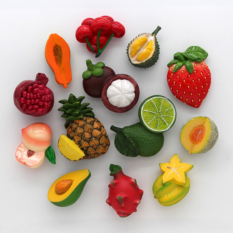 3D Decorative Fruit Fridge Magnet