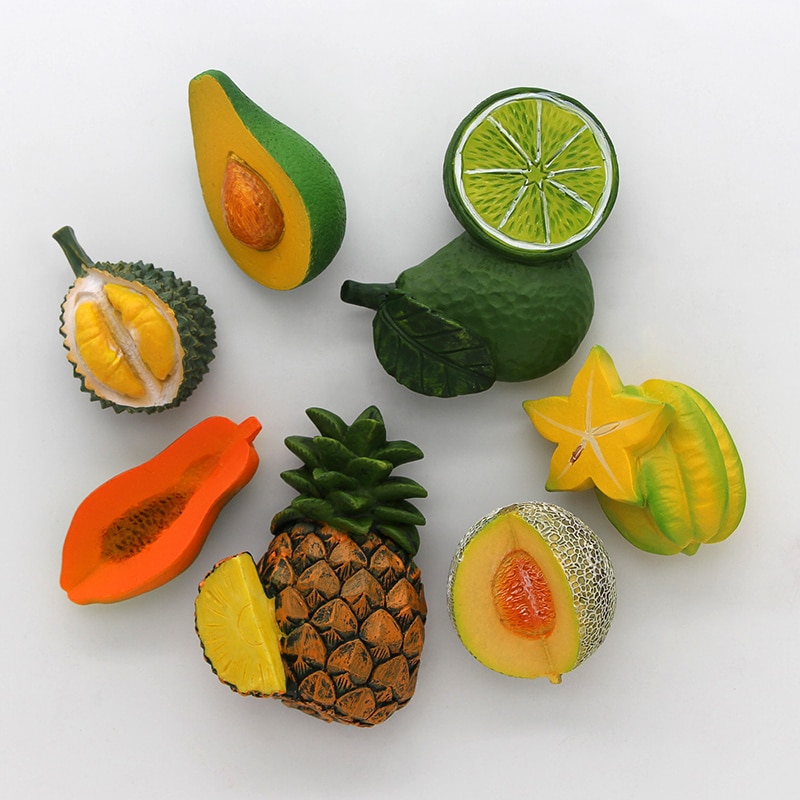 3D Decorative Fruit Fridge Magnet