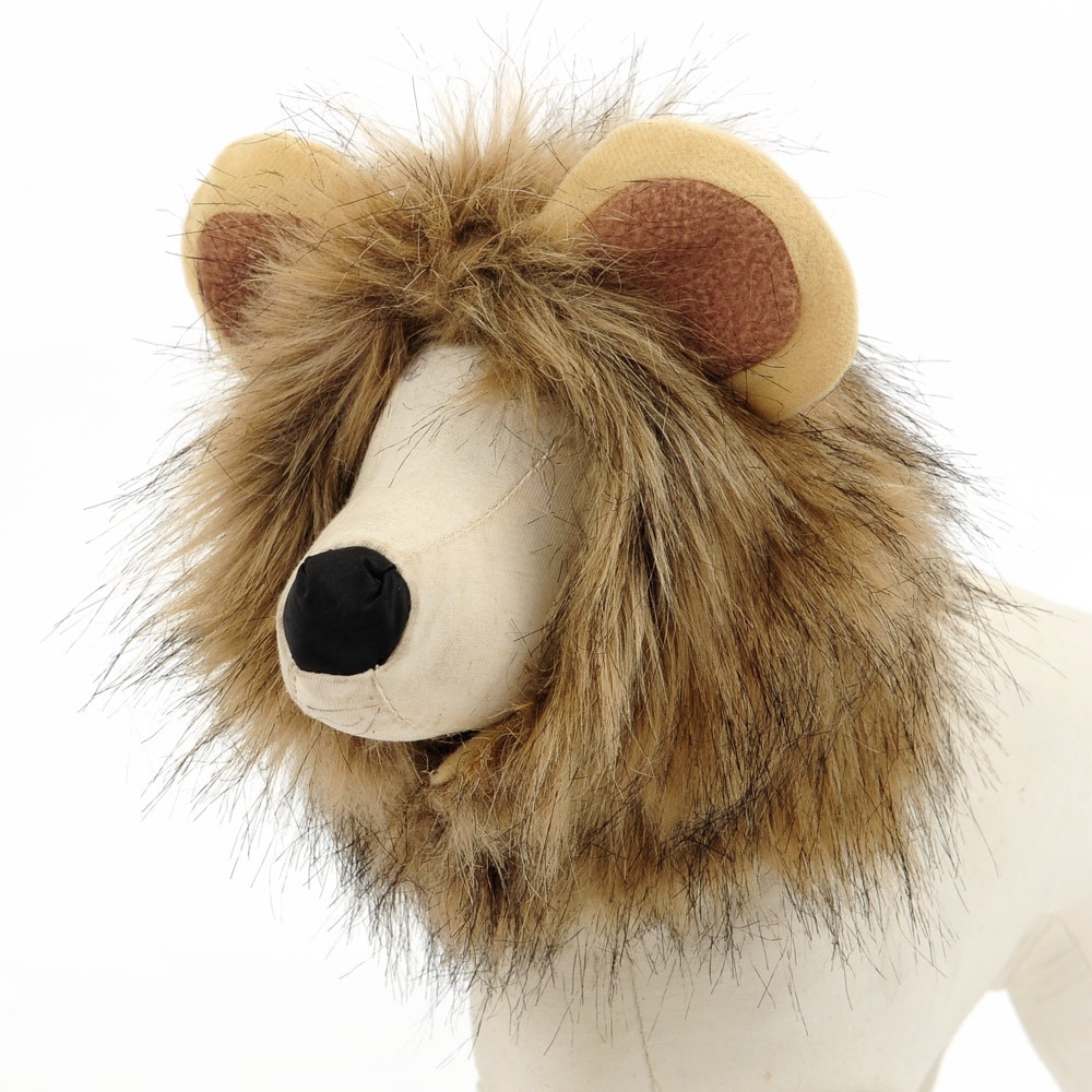 Pet Head Cap Lion Costume For Cats