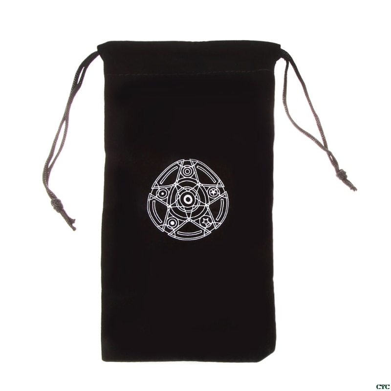 Flannel Drawstring Tarot Card Bag