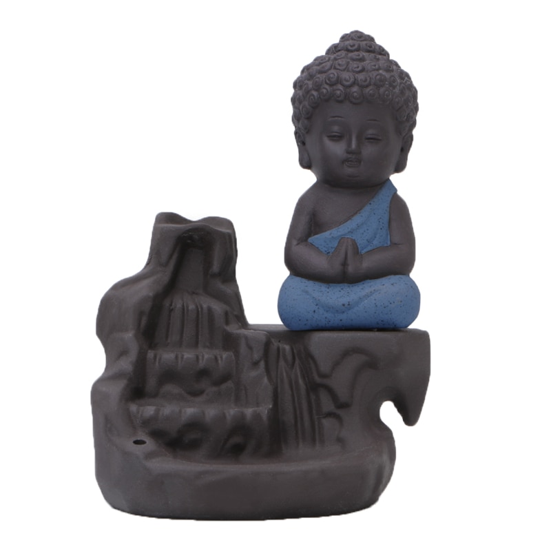 Ceramic Buddha Backflow Incense Burner