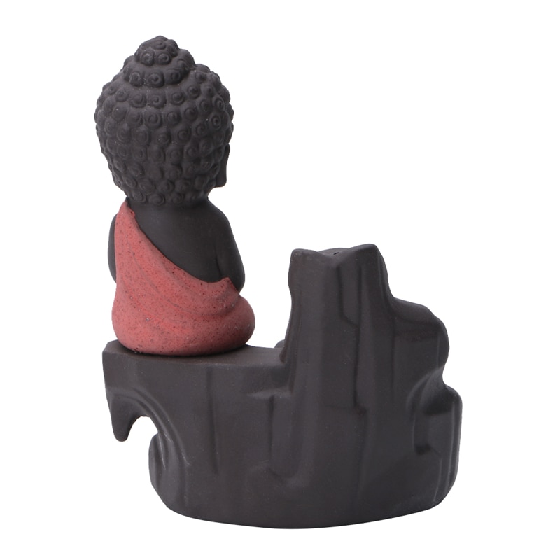 Ceramic Buddha Backflow Incense Burner